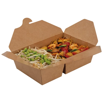 Delibox 510/920ml 230x155x65mm Brun 200st/kolli