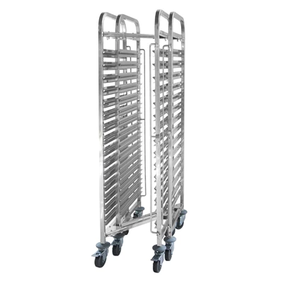 Stickvagn GN 1/1 610x445x1710mm Rostfri