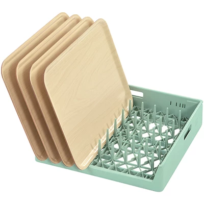 Brickkorg 50x50cm för 8 brickor grön