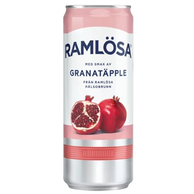 Ramlösa Granatäpple 33cl Burk 20st/kolli