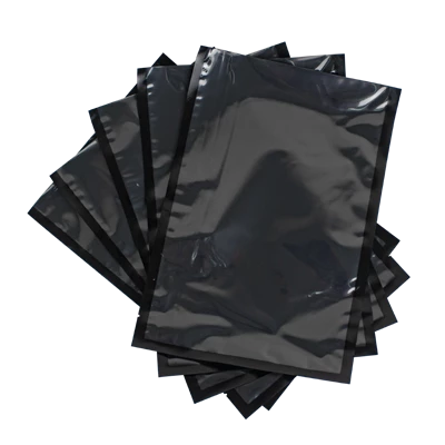 Vakuumpåsar 250x350mm Transp/Svart 90my 1000st