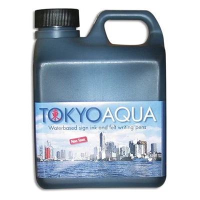 Textfärg Miljöfärg vattenbaserad Svart 1L