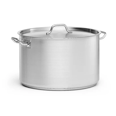 Kittel låg inkl lock 44 L Rostfri