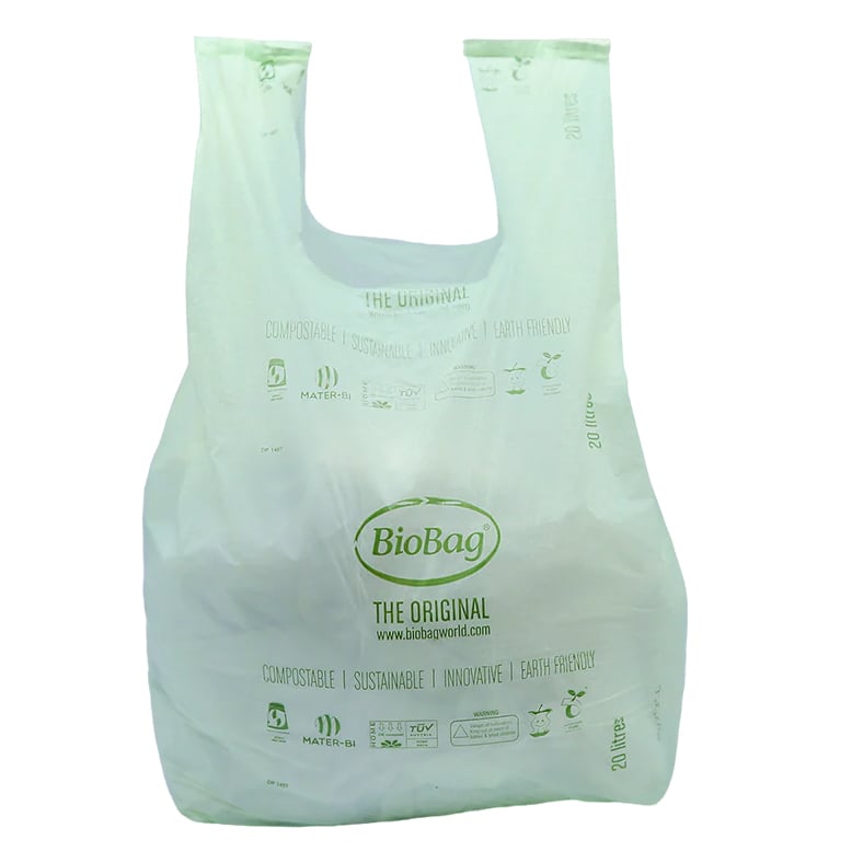 Soppåse 20L BioBag Majspåse Hängsle 25st/rl x 16rl