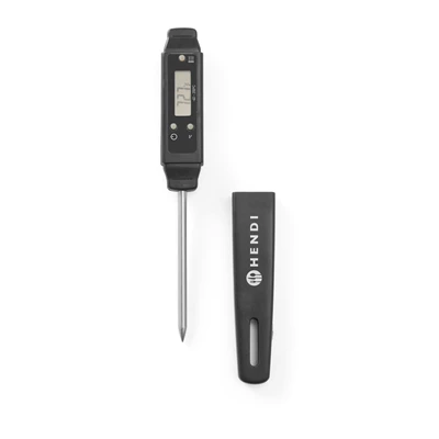 Instickstermometer -40/200°C Svart