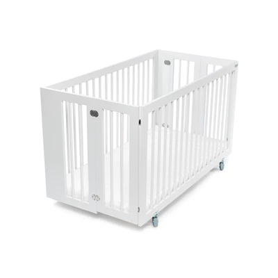 Barnsäng Edward hopfällbar vit