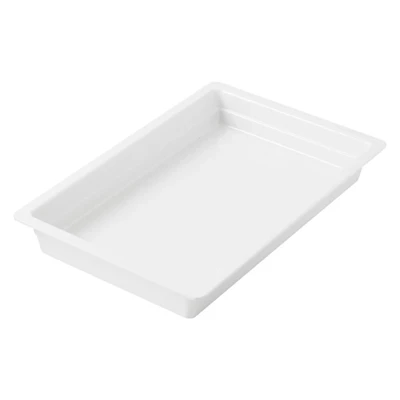 Form GN 1/1 -65mm djup Melamin Vit