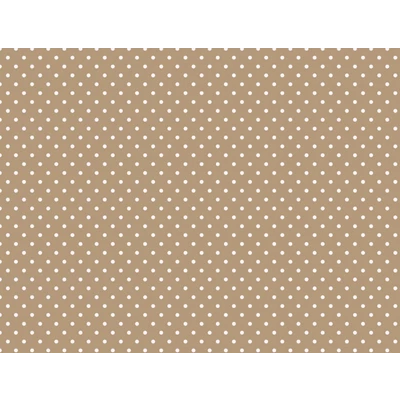 Blompapper rulle 75cm 8kg Brunt ribbat Vita Pricka