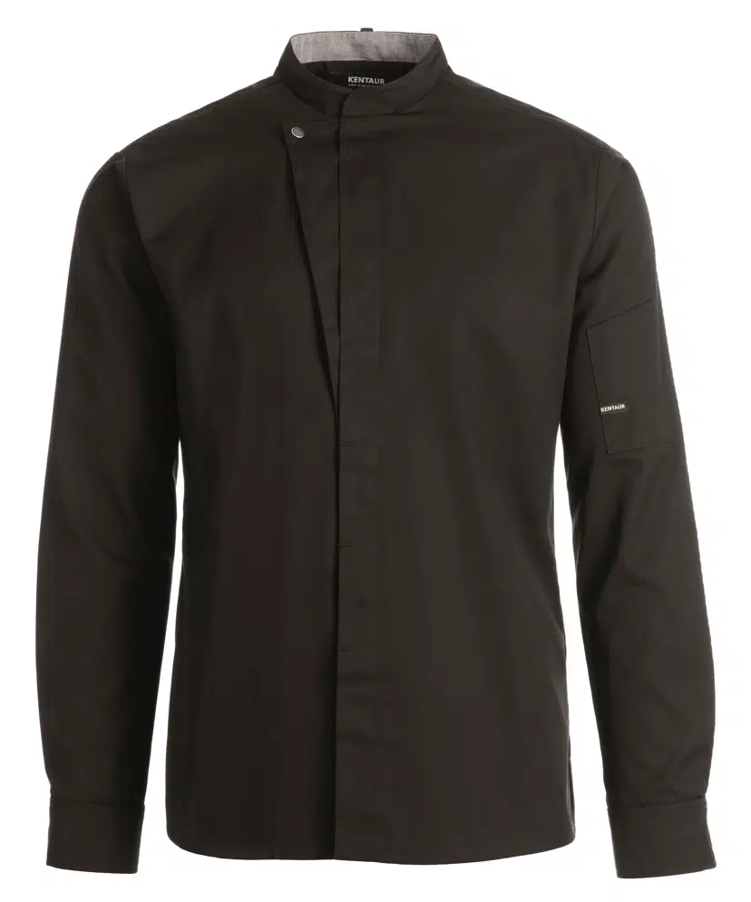 Kock-/servicejacka Lång ärm Svart strl 2XL
