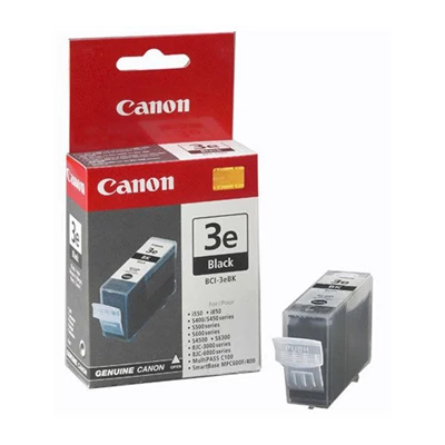 Bläckpatron Canon BCI-3eBK Svart