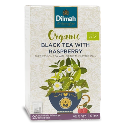 Te Dilmah Organic Hallon 20st/fp