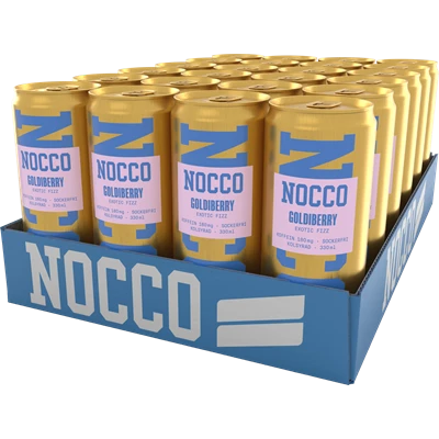 Nocco Goldiberry BCAA 33cl Burk 24st/kolli