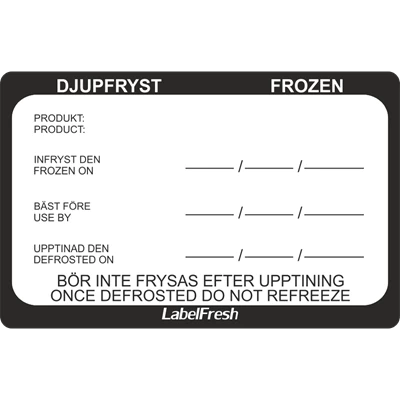 Etikett LabelFresh Djupfryst 500st/fp