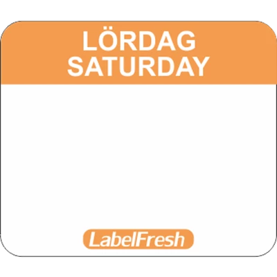Etikett LabelFresh Easy Lördag/Saturday 1000st/fp
