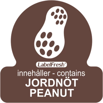 Etikett LabelFresh Allergen Jordnöt 500st/fp