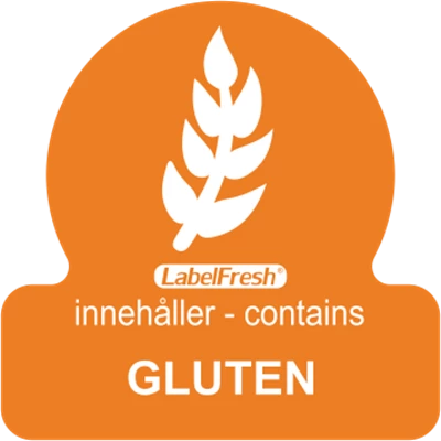Etikett LabelFresh Allergen Gluten 500st/fp