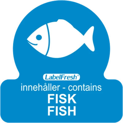 Etikett LabelFresh Allergen Fisk 500st/fp
