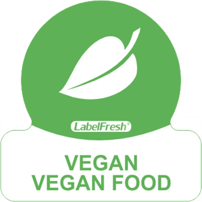 Etikett LabelFresh Allergen Vegan 500st/fp