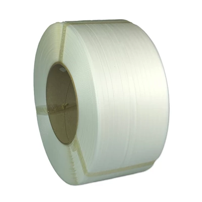 Plastspännband 12x0,55mm 3000m Vit 2rlr