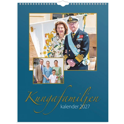 Väggkalender 2027 Kungafamiljen