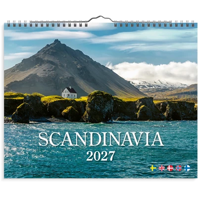 Väggkalender 2027 Scandinavia