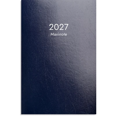 Kalender Maxinote 2027 blå kartong