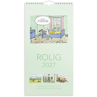 Familjekalender 2027 Rolig