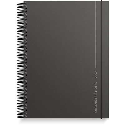 Organizer & Notes 2027 svart