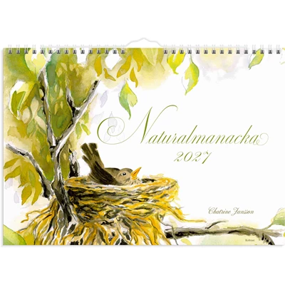 Väggkalender 2027 Naturalmanacka