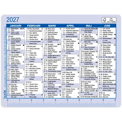 Kalenderkort 2027