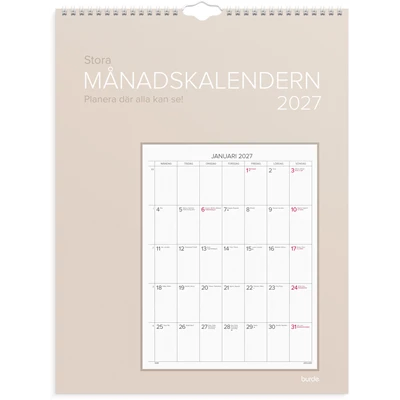 Stora Månadskalendern 2027