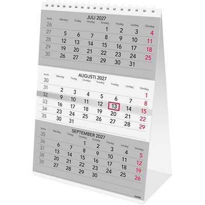 Bordskalender Triplaner 2027