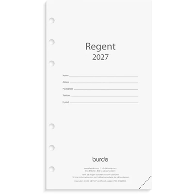 Regent kalendersats 2027