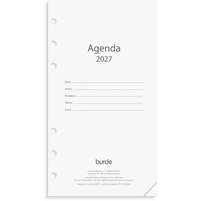 Regent kalendersats Agenda 2027