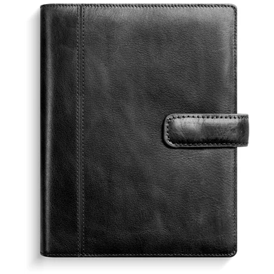 Compact Systemkalender 2027 svart skinn