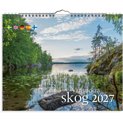 Väggkalender 2027 Vår vackra skog