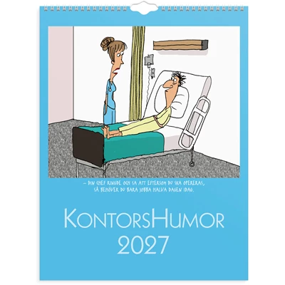 Väggkalender 2027 Kontorshumor