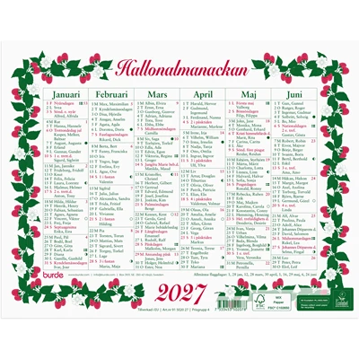 Lilla Hallonalmanackan 2027
