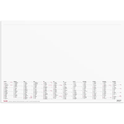 Kalender Skrivunderlägg Elegant 2027
