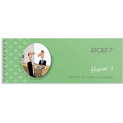 Stor Plankalender Humor 2027