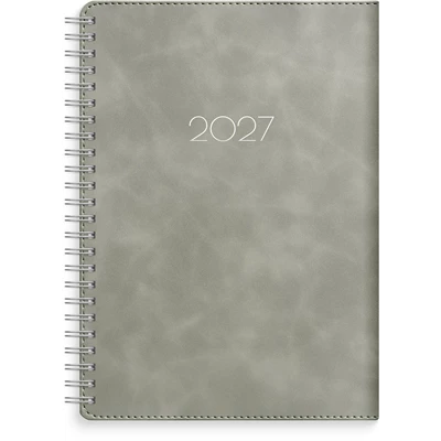 Kalender 2027 Business A5 Twist grå