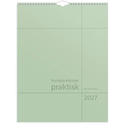 Familjekalender 2027 Praktisk