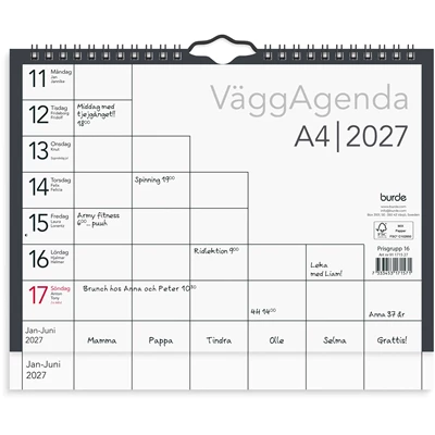 Väggagenda 2027 A4
