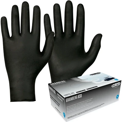 Nitrilhandske Soft Magic Touch Svart strl S 200st