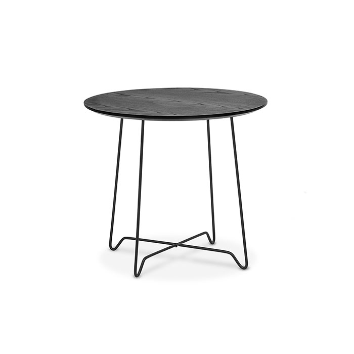 Soffbord Nina Ø50x46cm Svart/Svart