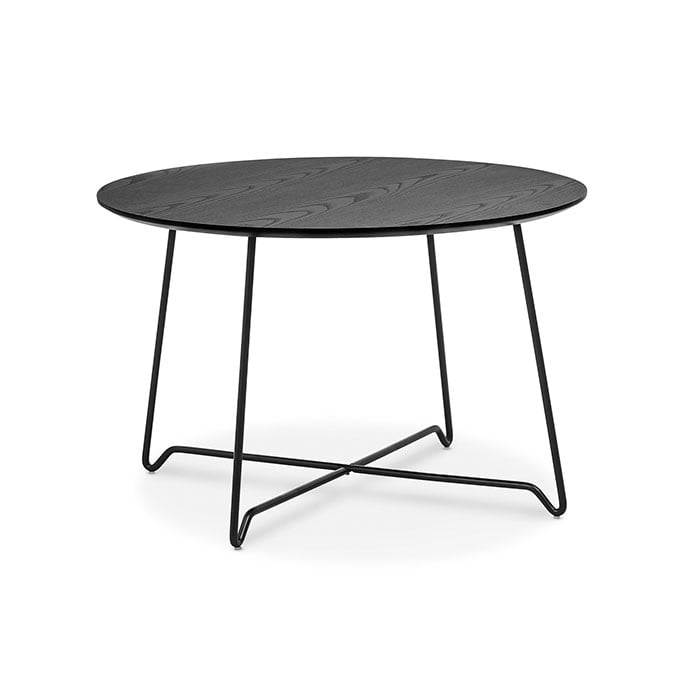 Soffbord Nina Ø70x51cm Svart/Svart