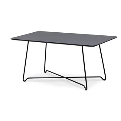 Soffbord Nina rektangulärt 100x60x51cm Svart/Svart