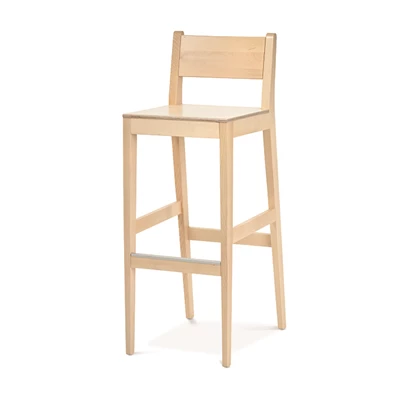 Barstol Use hög Björk Klarlack