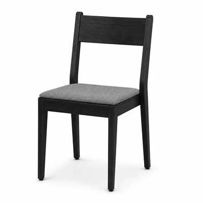 Stol Use med klädd sits Svartbets