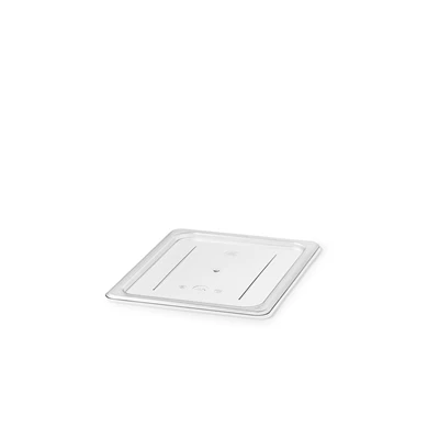 Lock GN 1/2 utan handtag Klar Polykarbonat